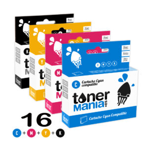 Pack 16 cartuchos T0341 + T0342 + T0343 + T0344 + T0345+ T0346 +