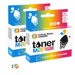 Pack 2 cartuchos Tricolor HP 49 de 23 ml