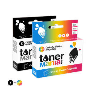 Cartuchos HP 302XL Negro + Tricolor Compatibles